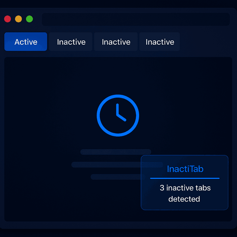 InactiTab Wireframe